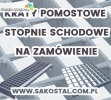 Kraty pomostowe i stopnie schodowe standardowe i na zamówienie
