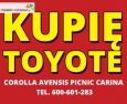 Kupię Toyote Corolla Avensis Picnic Carina - Dobre Ceny