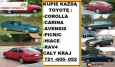 Kupie Toyota Corolla e9 e10 e11 Carina Avensis Hilux Skup
