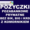 Pożyczki bez BIK, BIG i KRD, z komornikiem