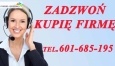 Kupię przejmę zadłużoną spółkę z ograniczoną odpowiedzialnością , akcyjną , jawną, komandytową w absolutnie każdej sytuacji: finansowej , księgowej , leasingowo, kredytowej , pracowniczej , sądowej , upadłości, likwidacji , dla nas nie ma trudnych spraw , tel 601685195 http://www.fabrykakreatywna.co