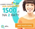 - Pierwsza pożyczka do 1500 zł za darmo!     - Chwilówki na dwie raty do 1500 zł     - Na 15,30 a nawet 60 dni     - Dla każdego od 21 do 70 roku życia     - Szybka decyzja  https://www.ofin.pl/